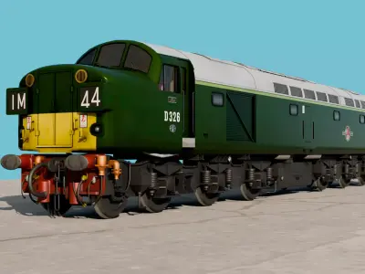 BR Class 40 Low-poly 3D model