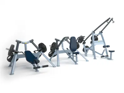 Gym Equipment-01 3D model