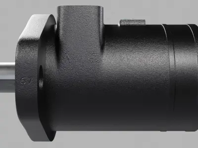 Industrial Hydraulic Motor 3D model