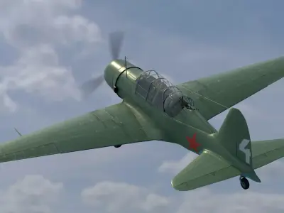 Sukhoi Su-2 3D model