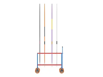 Athletics Javelin Trolley 3D model