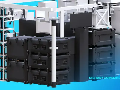 Military Command Unit X2 3D model