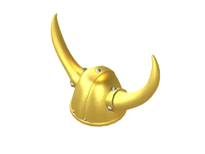Viking Hat V1 012 Low-poly 3D model