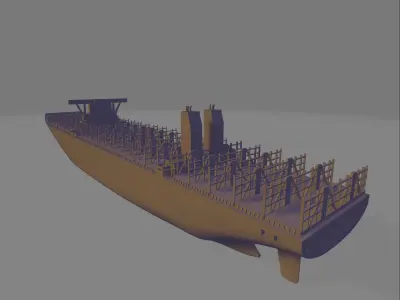 Triple E container ship miniature 3D print model
