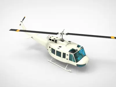 Bell UH-1 Iroquois 3D model