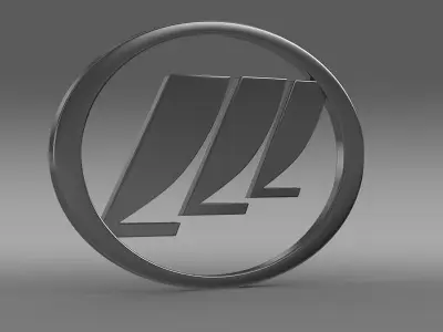 lifan logo 3D model by Sergey