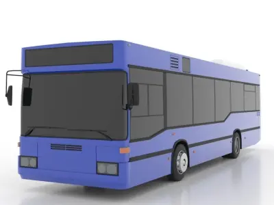Mercedes-Benz O405N2K France Low Low-poly 3D model