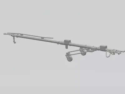 MIG-29 Fulcrum fighter tow bar 3D print model