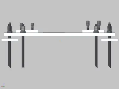 26385-ROBOT BASE ZX165U-H100 3D model