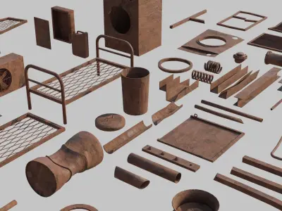 Metal Scrap 3D model