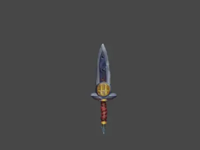 Zeloeman Sword A 32 Low-poly 3D model