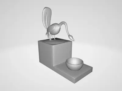 El Cezeri Peacock Robot 3D model