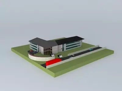 SketchyPhysics Car  Free 3D model