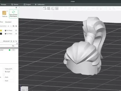 Custom3Dprint Minifigure Accessory - Minifigure Hair S2 - 115 3D print model