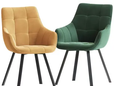 Swivel Dining Chair Emile Stulych 3D model