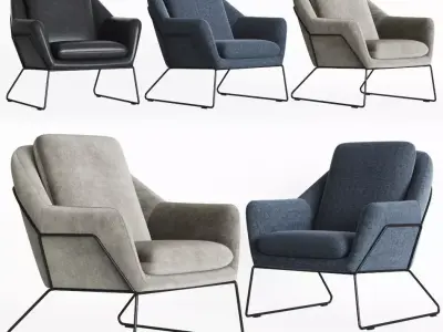 Loft Design Armchair Model 3D model