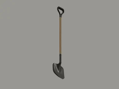 Hand Shovel 3D model