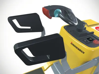 Pallet Stacker Low-poly 3D model