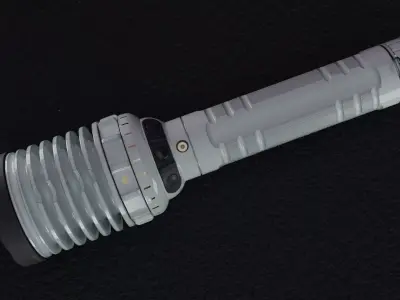 Sci-Fi Flashlight Low-poly 3D model purchase