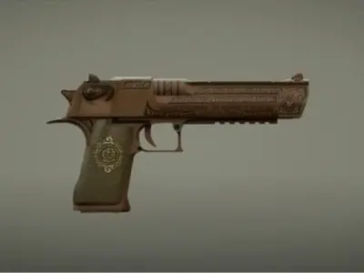 PACKE WEAPONS PISTOL with Skin  Low-poly 3D model