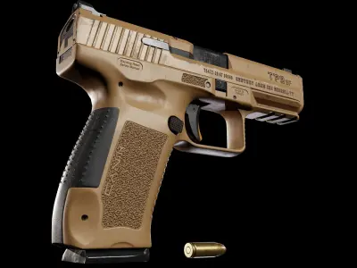Canik TP9SF Low-poly 3D model