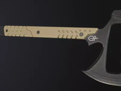 Gerber Downrange Tomahawk Low-poly 3D model