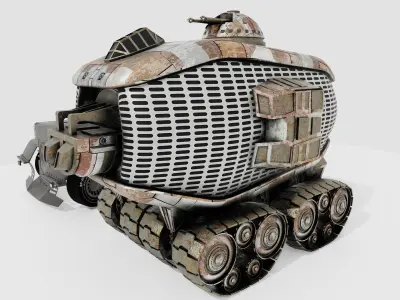 Vehicles Low-poly 3D model