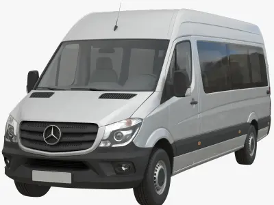 Mercedes-Benz Sprinter 2015 MiniBus L3H2 3D model