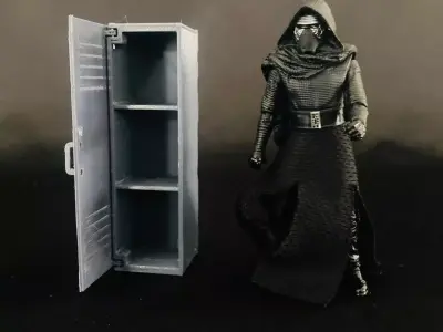 Custom Openable Locker 3D print model