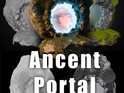 Ancient Portal  3D model