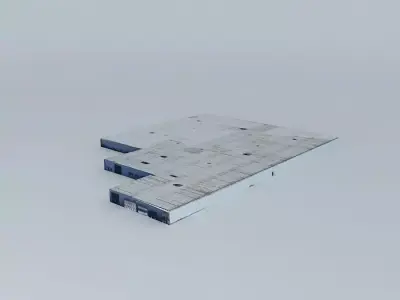 Hangar Like Building Free 3D model