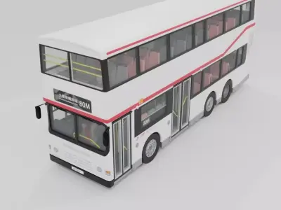 Dennis Dragon Bus 3D model