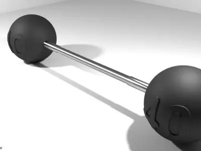 Exercise Equipment Spherebell 3D model