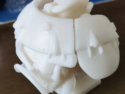 Fallout X-01 power armor-Fanart Bust Free 3D print model