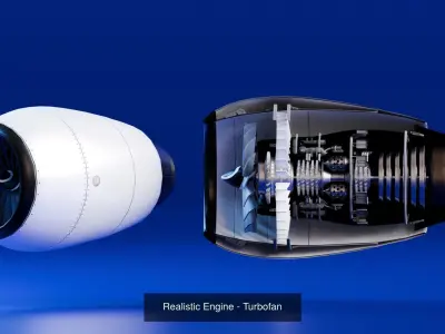 Realistic Engine and Machine - Bundle Edition 3D Model Pack