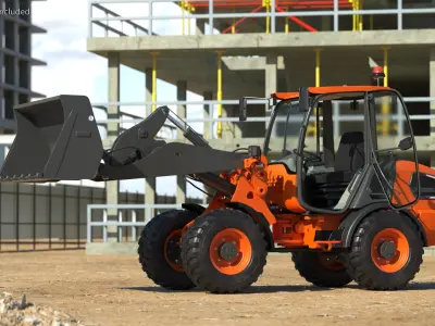  Electric Loader with Bucket Rigged 