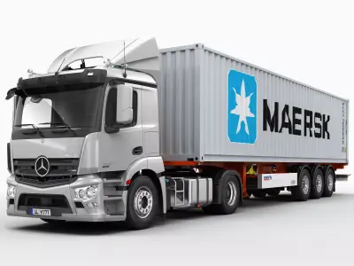 Mercedes Antos Container 3D model