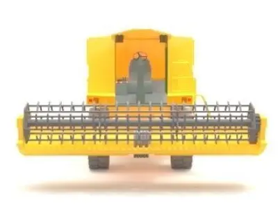 combine toy harvester 3D model