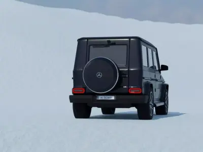 Rigged Mercedes G Wagon Model 3D model