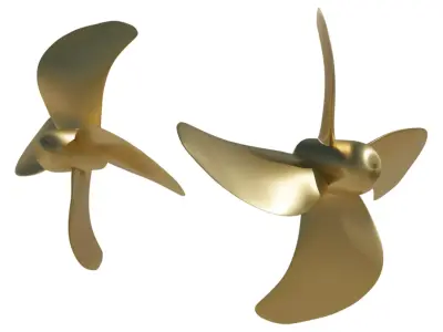 ship propeller 3D model
