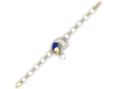 Stylish antique bracelet  3D print model