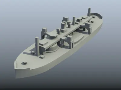 Brazilian Monitor Javari 3D print model