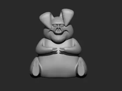 Pig obj 3D model