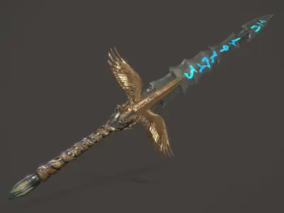 Sword of Heaven Low-poly 3D model purchase