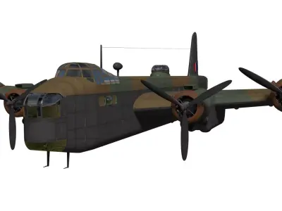 Short Stirling Mk III 3D model