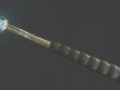 ancient sword Low-poly 3D model get