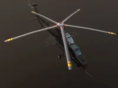 CAIC Z-10 Low-poly 3D model
