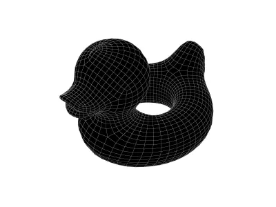 Duck Float v1 005 Low-poly 3D model