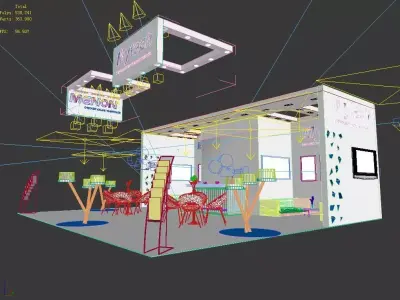Exhibition - Area - 9X8-3DMAX2012-0116 3D model