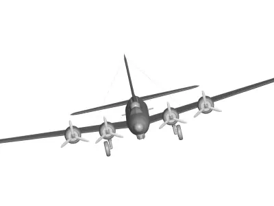 Boeing B-17 Flying Fortress 3D model buy